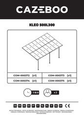 CAZEBOO KLEO 500L300 Instrucciones De Montaje