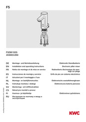 KWC F5EM1005 Instrucciones De Montaje Y Servicio