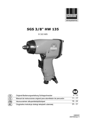 Schneider Airsystems SGS 3/8 HW 135 Manual De Instrucciones Original