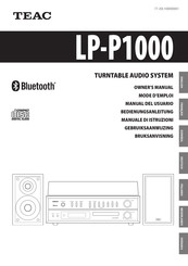 Teac LP-P1000 Manual Del Usuario