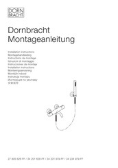 Dornbracht 27 805 626-FF Instrucciones De Montaje