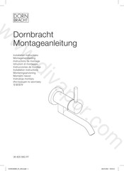 Dornbracht 36 805 660-FF Instrucciones De Montaje