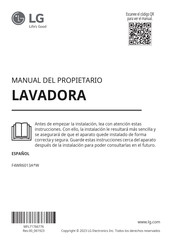 LG F4WR6013A Manual Del Propietário