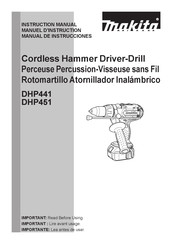 Makita DHP441 Manual De Instrucciones