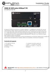 Panduit Atlona AT-HDR-EX-70C-RX Guia De Instalacion