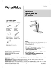 WaterRidge FS6A0261 Instrucciones De Montaje