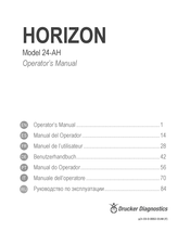 Drucker Diagnostics HORIZON 24-AH Manual Del Operador