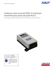 SKF IG502-2-E Instrucciones De Funcionamiento