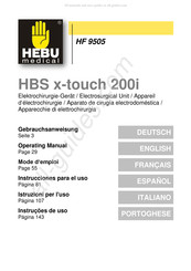 HEBU medical HBS x-touch 200i Instrucciones Para El Uso