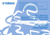 Yamaha YFM700RF 2014 Manual Del Propietário