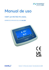 VWR Avantor PH-2500L Manual De Uso