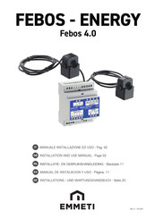 emmeti FEBOS-ENERGY 4.0 Manual De Instalacion Y Uso