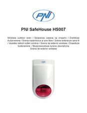 PNI SafeHouse HS007 Manual De Usuario