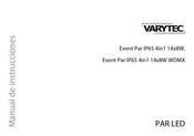 Varytec Event Par IP65 4in1 14x8W Manual De Instrucciones