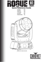 Chauvet Professional ROGUE R1 BEAM WASH Guía De Referencia Rápida