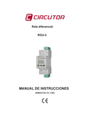 Circutor RGU-2 Manual De Instrucciones