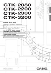 Casio CTK-2200 Guia Del Usuario