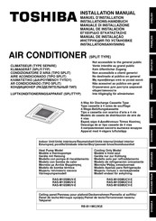 Toshiba RAS-M10SMUV-E Manual De Instalación