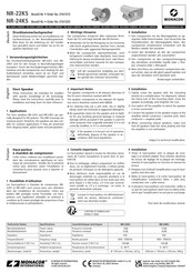Monacor NR-22KS Guia De Inicio Rapido