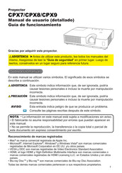 Hitachi CPX7 Manual De Usuario