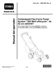 Toro 21853T Manual Del Operador