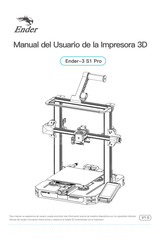 Ender Ender-3 S1 Pro Manual Del Usuario