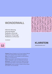 Klarstein WONDERWALL 10045467 Manual Del Usuario