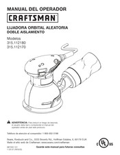 Craftsman 315.112170 Manual Del Operador