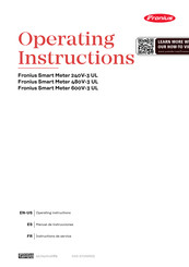 Fronius Smart Meter 600V-3 UL Manual De Instrucciones