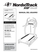 NordicTrack Incline trainer X9i Manual Del Usuario