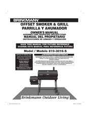 BRINKMAN 810-3016-S Manual Del Propietário