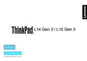 Lenovo ThinkPad L15 Gen 1 Guia De Inicio Rapido