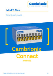Cambrionix ModIT-MAX Manual De Usuario