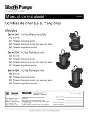 Liberty Pumps 240 Serie Manual De Instalación