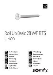 SOMFY Roll Up Basic 28 WFRTS Instrucciones