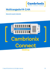 Cambrionix Multicargador14-2.4A Manual De Usuario