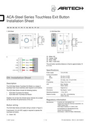 Aritech ACA-Steel Serie Hoja De Instalación