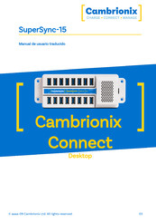 Cambrionix SuperSync-15 Manual De Usuario