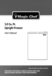 Magic Chef MCUF3BE Manual Del Usuario