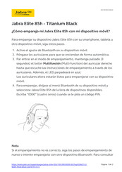 Jabra Elite 85h Guía Rápida