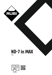 Rubi ND-7 in MAX Instrucciones Originales