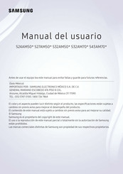 Samsung S43AM70 Serie Manual Del Usuario