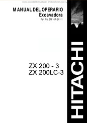 Hitachi ZX 200-3 Manual De Operario