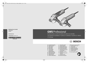 Bosch GWS Professional 9-115 Manual Original