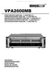 HQ-Power VPA2600MB Manual Del Usuario