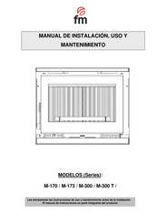 FM M-173 F Manual De Instalación, Uso Y Mantenimiento