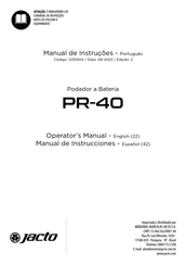 Jacto PR-40 Manual De Instrucciones