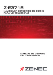 ZENEC Z-E3715 Manual De Usuario Del Dispositivo