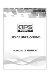 APS Power Online 1KVAS-RT Manual De Usuario