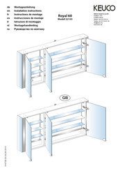 KEUCO Royal 60 22103 Instrucciones De Montaje